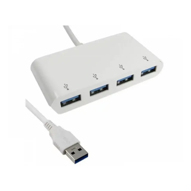 USB HUB 4 port E-Green 3.0 White