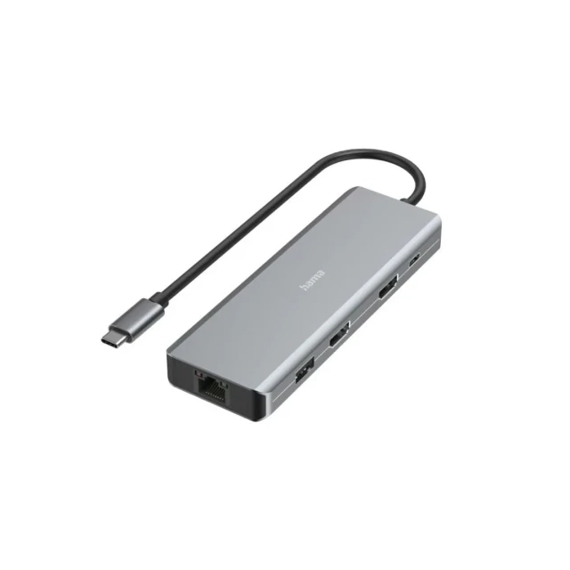 USB Hub 9 porta Hama/2 x HDMI/USB-A/USB-/ LAN/RJ-45