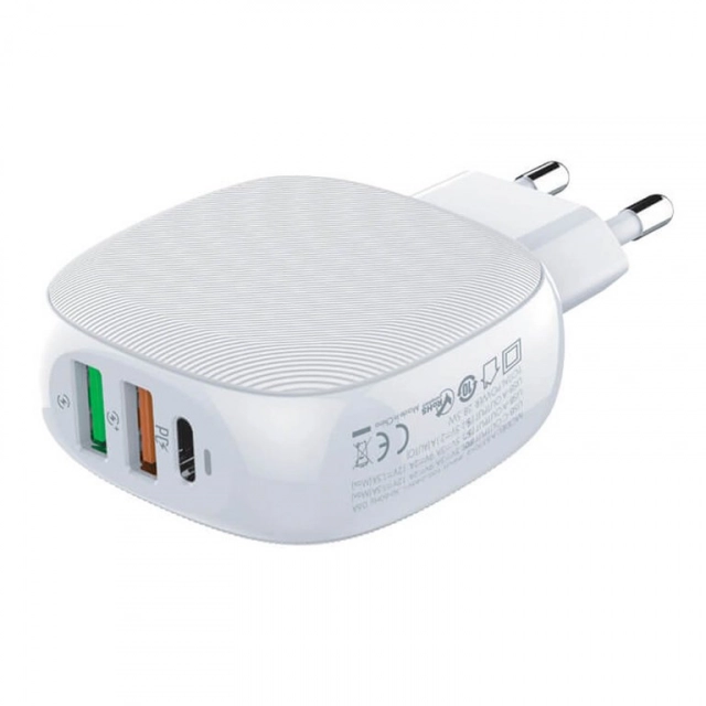 Voltaic USB Charger PD Type-C QC 3.0 28.5W White