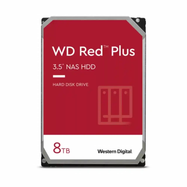 WD 8TB 3.5 inča SATA III 256MB IntelliPower WD80EFPX Red Plus hard disk