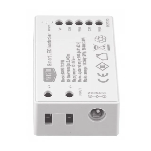 Wi-Fi smart LED kontroler CCT 192W KON-T12/N