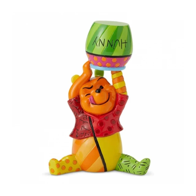 Winnie Whe Pooh With Honey Mini Figurine