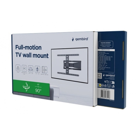 WM-90ST-02 Gembird TV nosac okretanje/tilt 43-90 VESA max.60x40cm, max 50kg, drzac