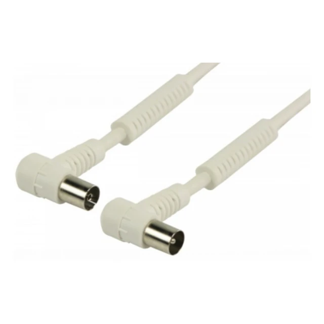 x-VLSP40120W200 Antenski koaksijalni kabl musko-zenski, 120dB, konektori pod uglom, 20m Beli