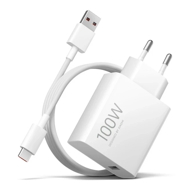 Xiaomi 100W Charging Combo (Type-A) EU USB-A adapter + kabl Tip-A to Tip-C