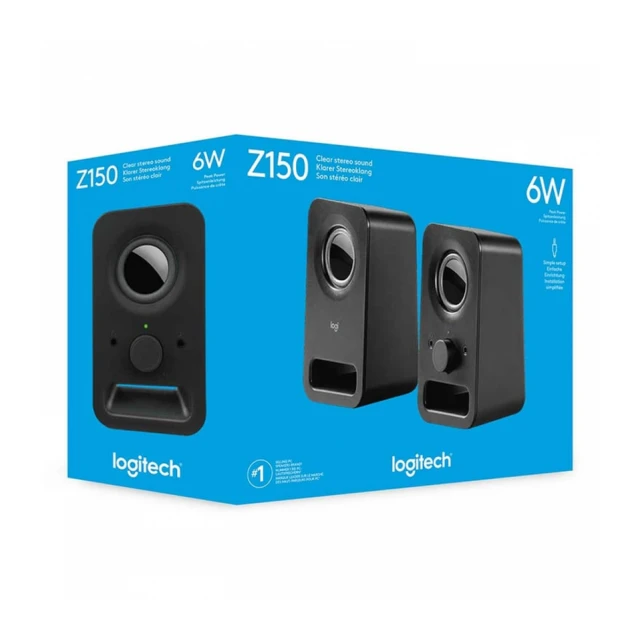 Z150 Multimedia Speakers 2.0 System Black