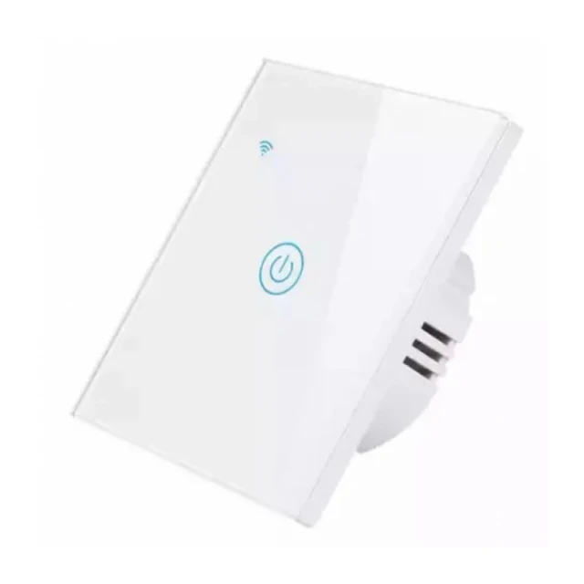 ZIGBEE-SMART-1 GANG-RSH-SP001-EU Gembird 1 Smart bezicni prekidac, APP glasovna kontrola Glass Touch