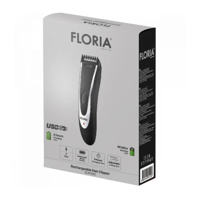 Zilan ZLN1253 Aparat za šišanje, punjive baterije 1200mAh, 1-24mm