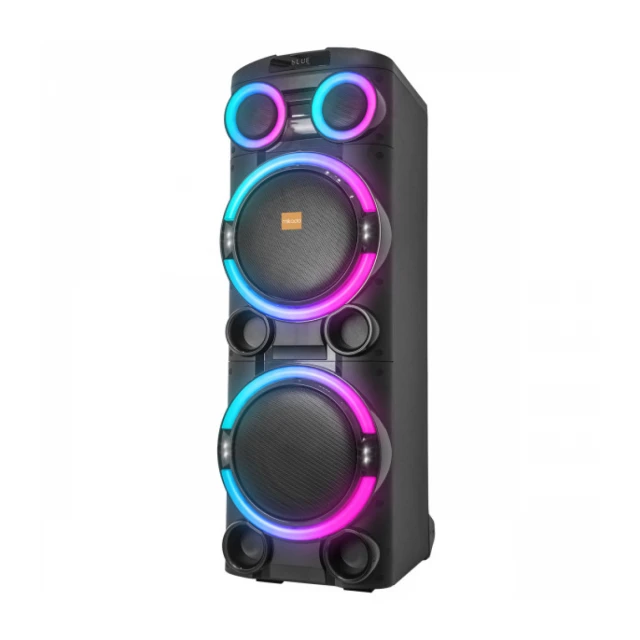 Zvucnik Mikado MD-104KP 200W, 12V 14000mAh USB, Bluetooth, micro SD crni