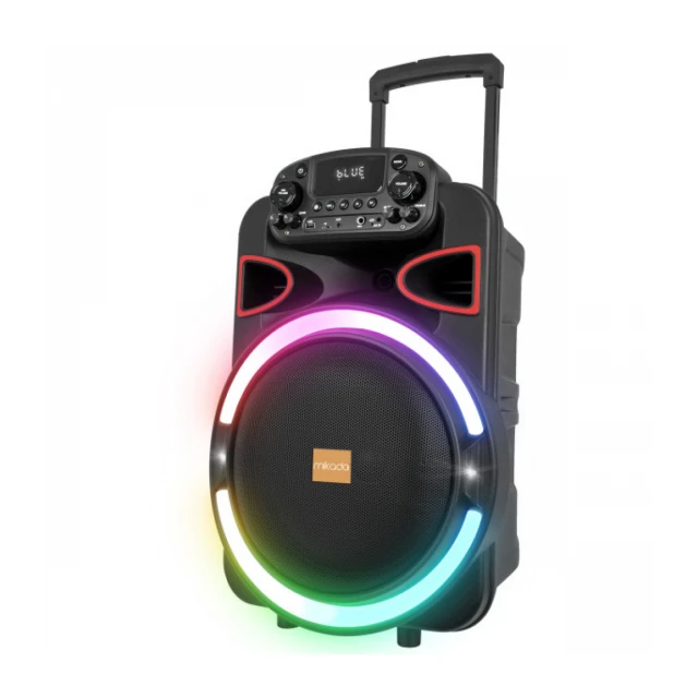 Zvucnik Mikado MD-80KP 40W,3600mAh 3,5mm USB, Bluetooth, micro SD crni