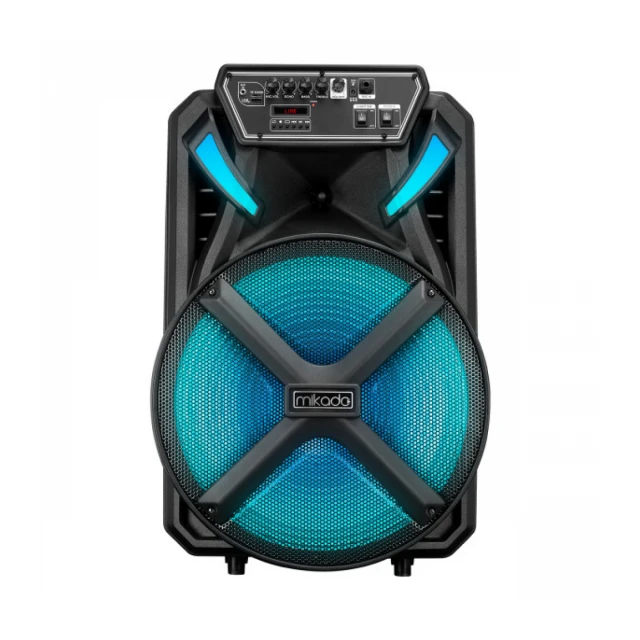 Zvucnik Mikado MD-BT123 30W, USB, Bluetooth, micro SD + mikrofon crni